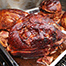 grilled spiral ham