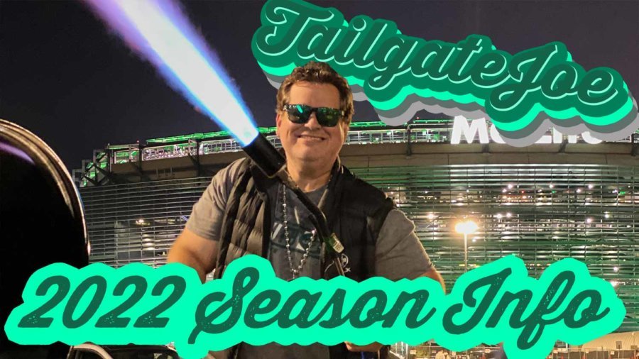 tailgatejoe ny jets 2022 season tailgate info