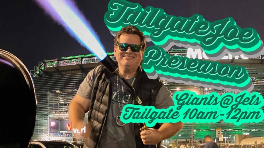 ny jets giants preseason tailgate party