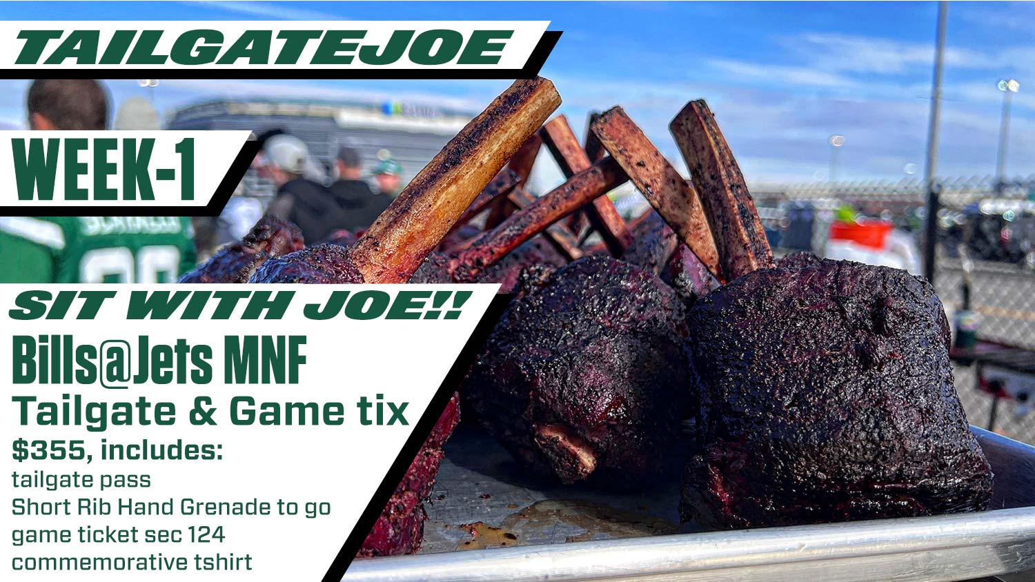 2023 ny jets tailgate party and ticket package buffalo bills tailgatejoe