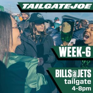 New York Jets tailgate party tailgatejoe metlife Monday night 2024 buffalo bills