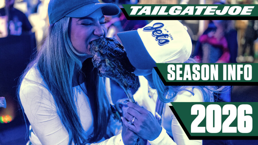 tailgatejoe ny jets tailgate 2026 season tailgate party info