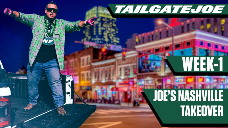 tailgatejoe Nashville takeover 2026 ny jets titans tailgate