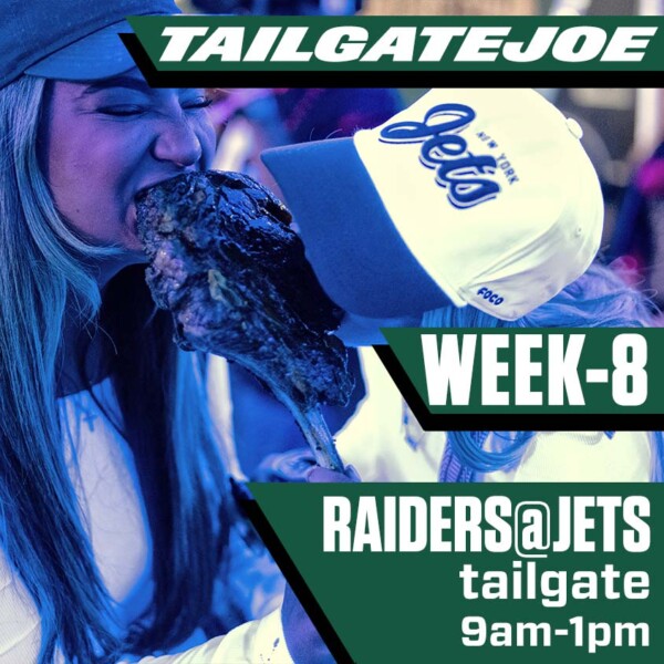 ny jets tailgate party vs Las Vegas raiders 2026 tailgatejoe