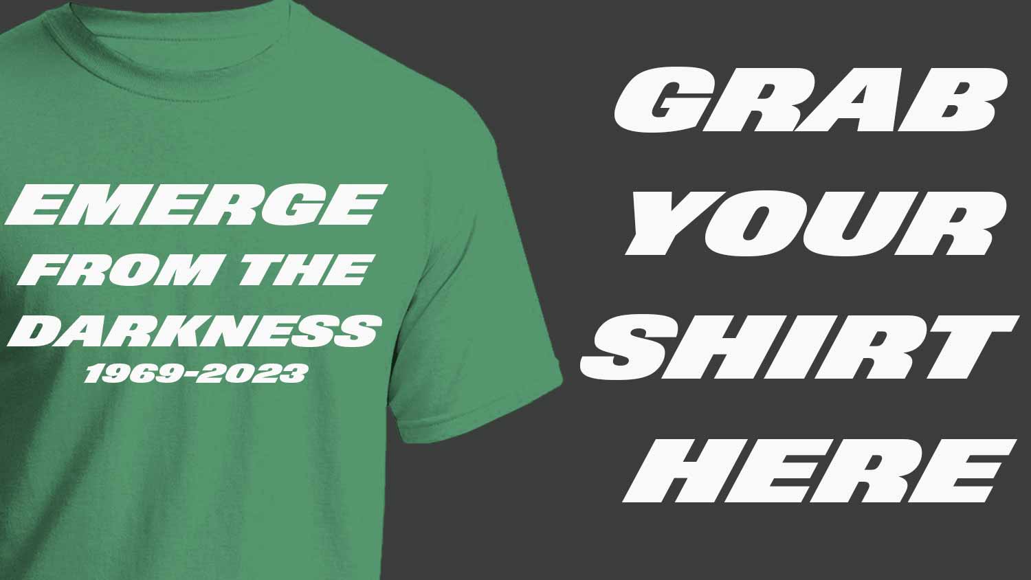 emerge from the darkness Aaron rodgers t-shirt ny jets