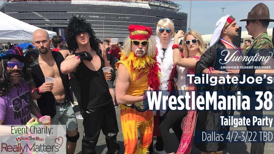 tailgatejoe wrestlemania 38 tailgate party